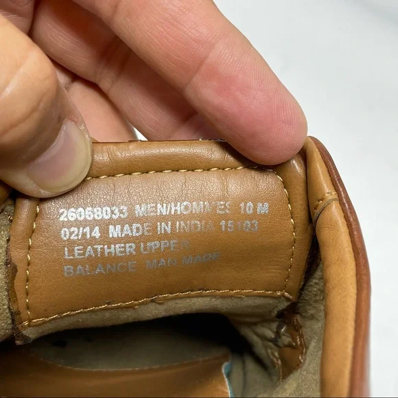 Clarks Leather Oxfords Mens Size 10 Lace Up Shoes Brown Conform Casual - Picture 6 of 8